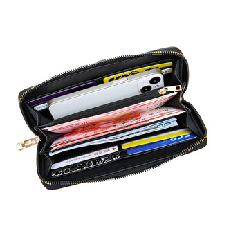 VIVI LONG WALLET - BATIK BQ, BLACK